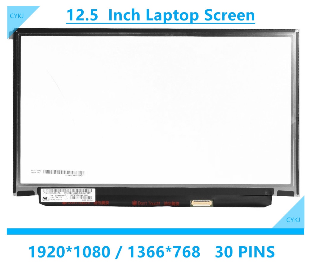 12.5 &LP125WH2-SPT1 LP125WF2-SPB2  X240 X250 X260 X270 X280 LCD ũ IPS ÷ Ʈ 1920x1080 30Pin